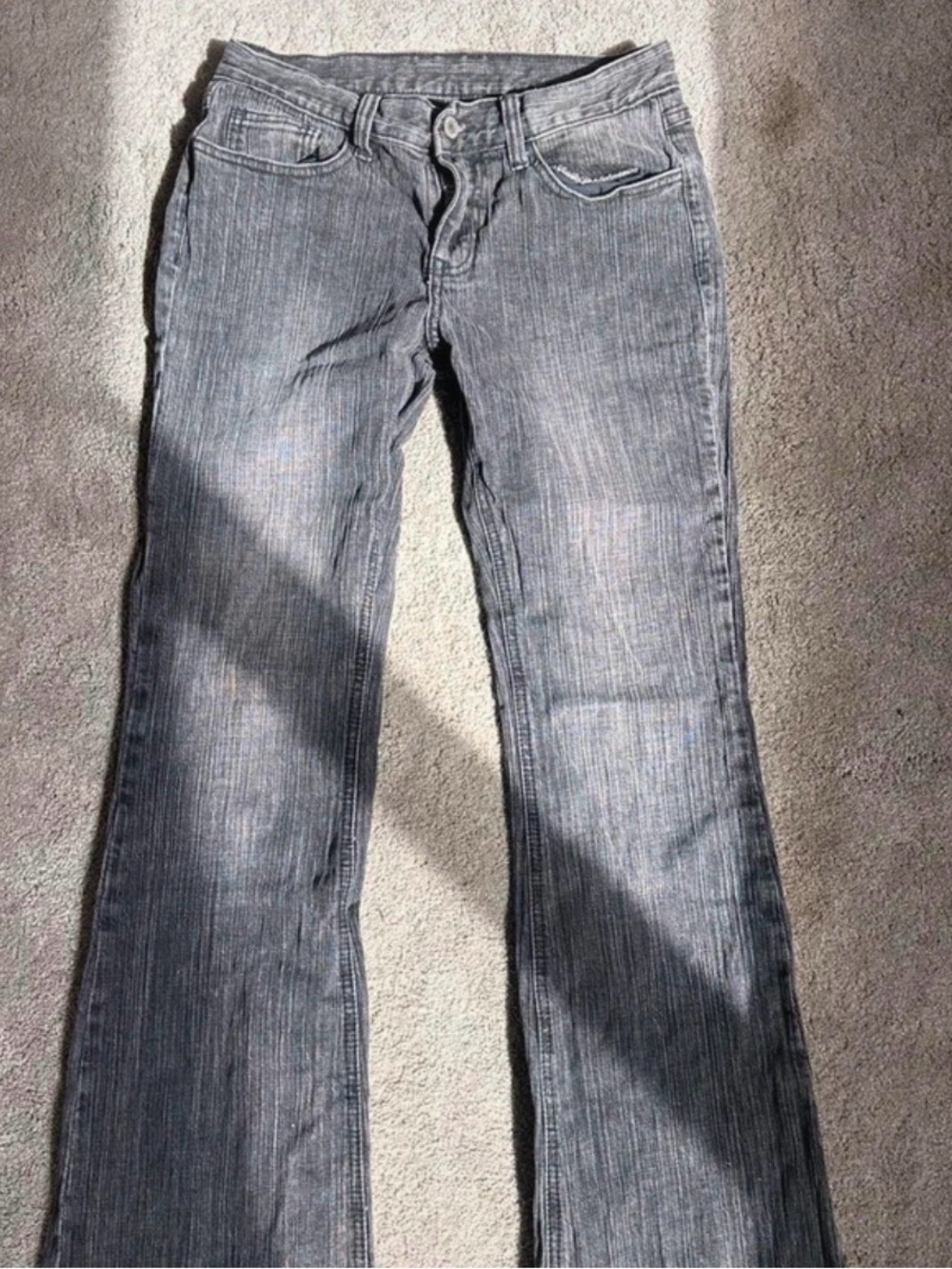 Brandy Melville Gray Boot-Cut Jeans